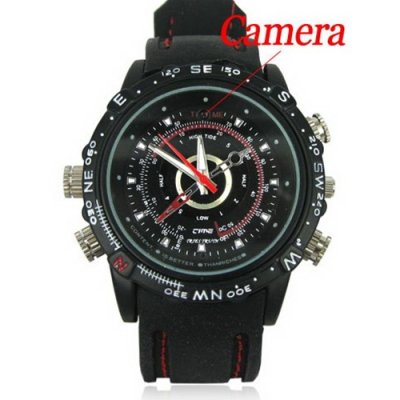4GB Nand Flash High-Quality SPY Watch with Multi-function - Elegant Disign